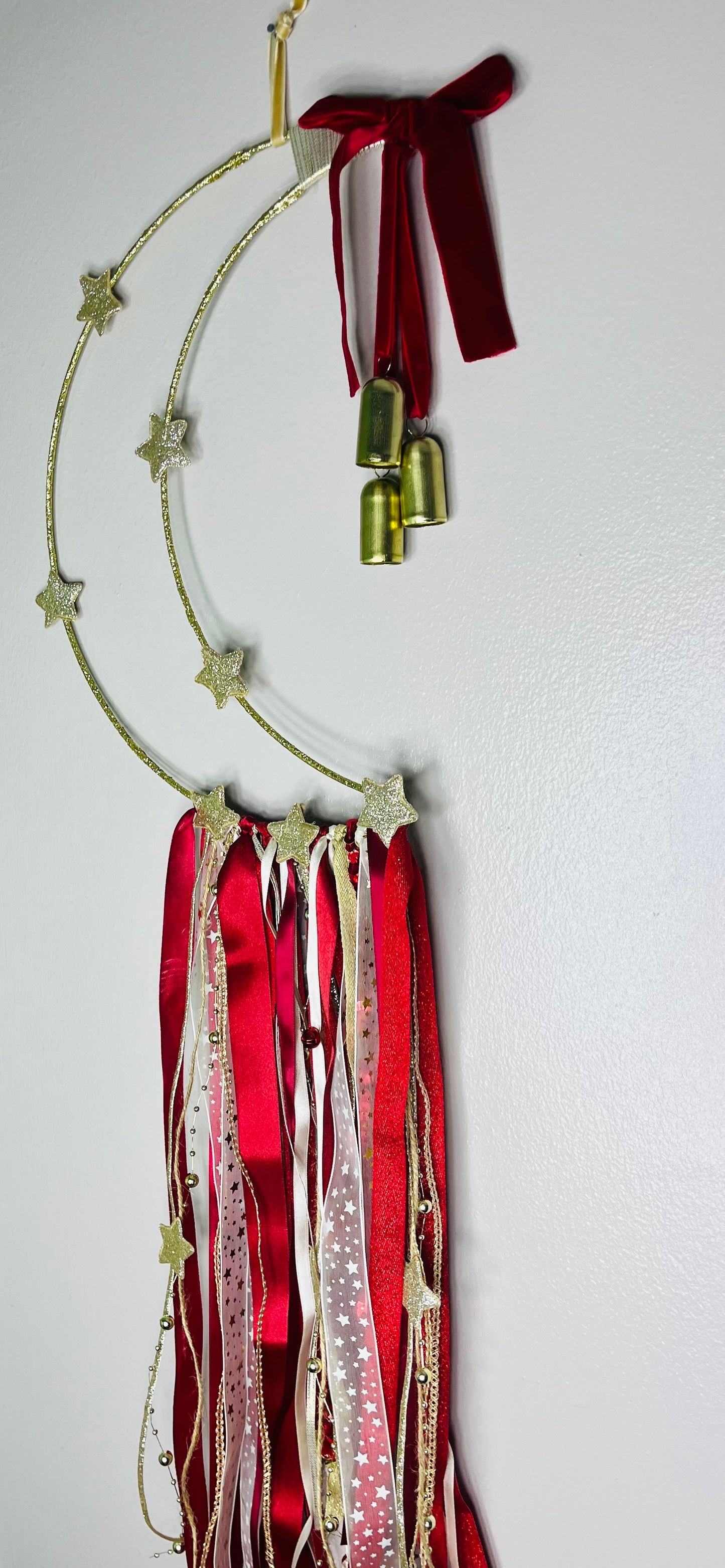 ✨ Golden Crescent Moon Ornament (Yule & Christmas Decoration )✨