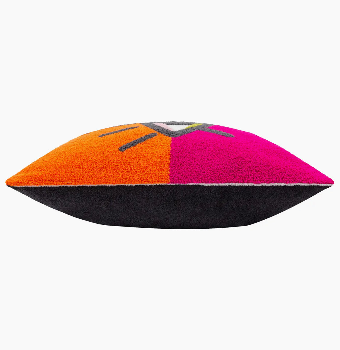 All Eyes On You Boucle Cushion Orange/Pink