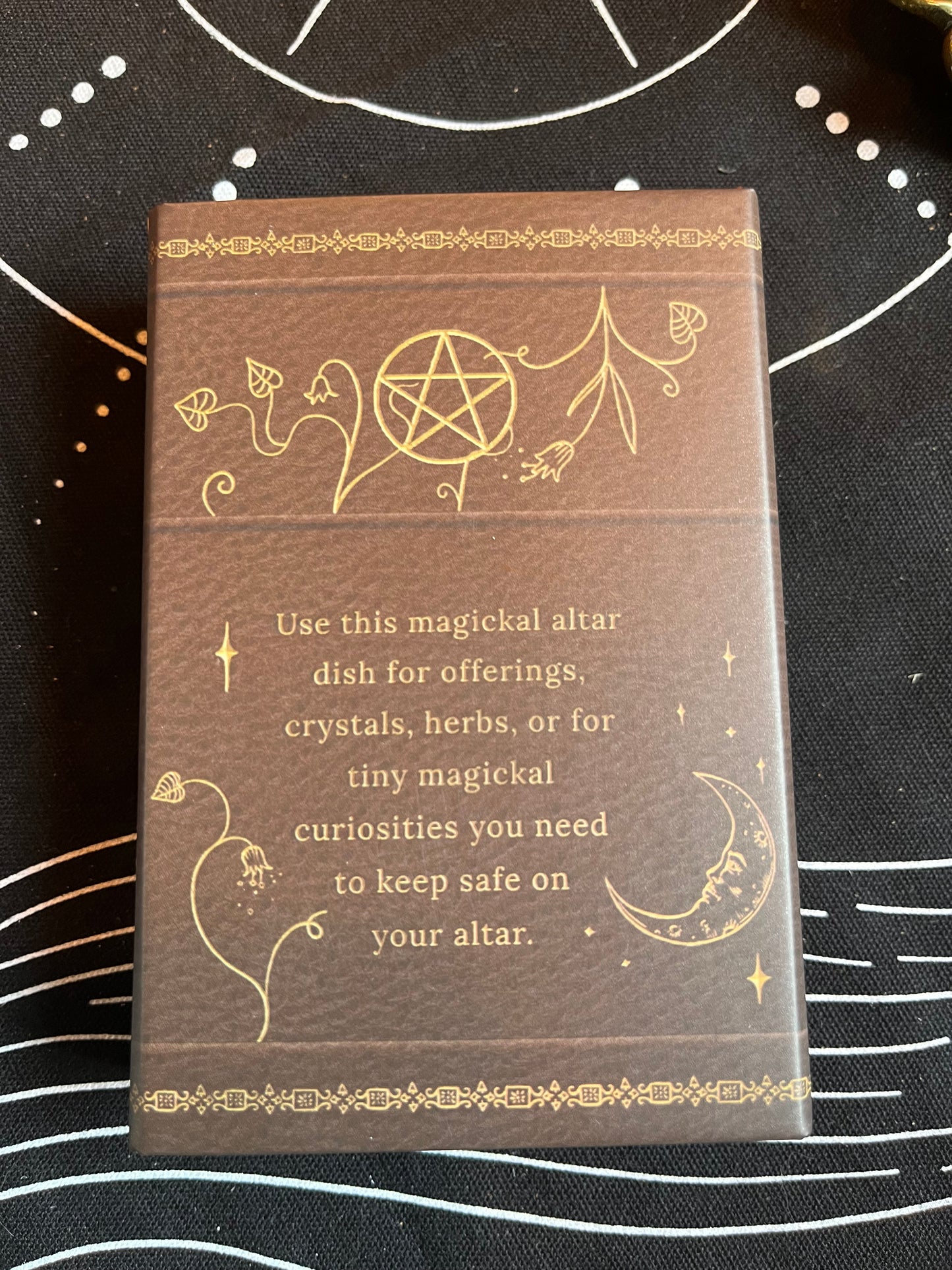 Preloved Witch Casket Magical Hand Altar Dish