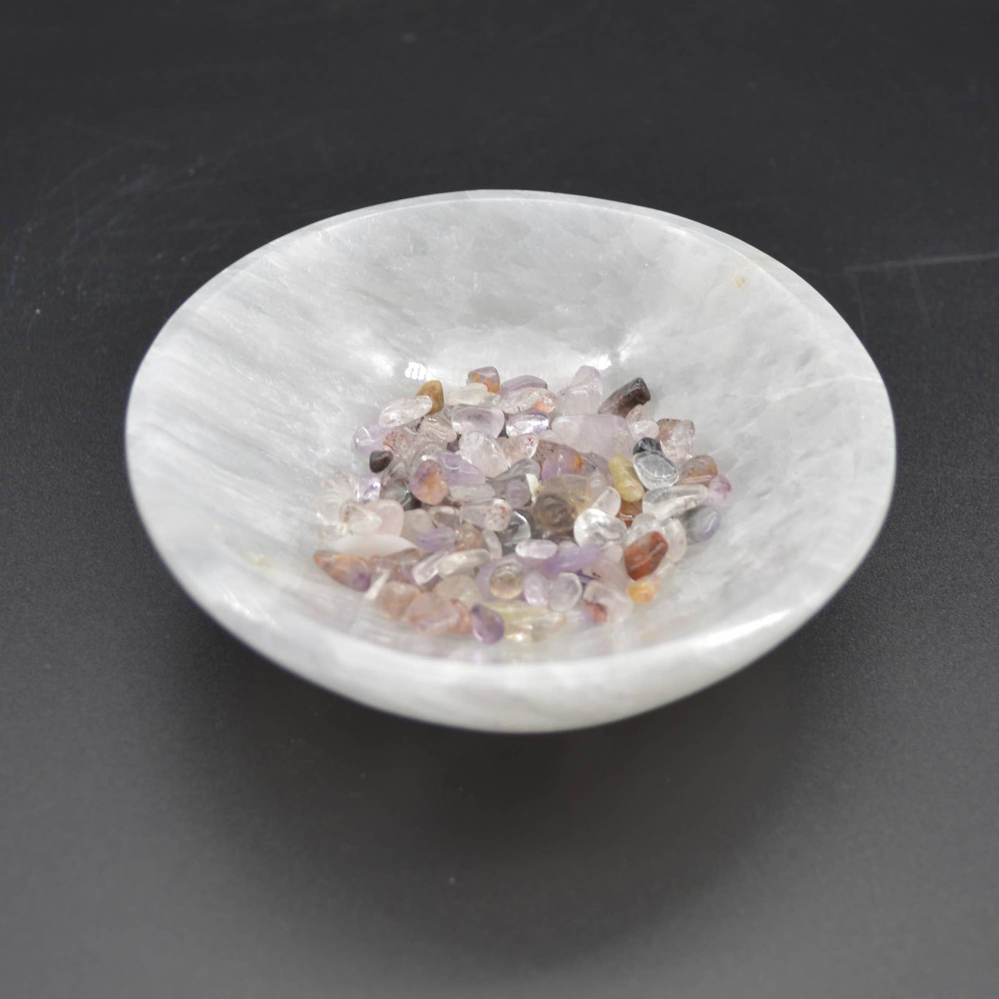 Selenite Round Charging Bowl - 10 cm - 1 Count
