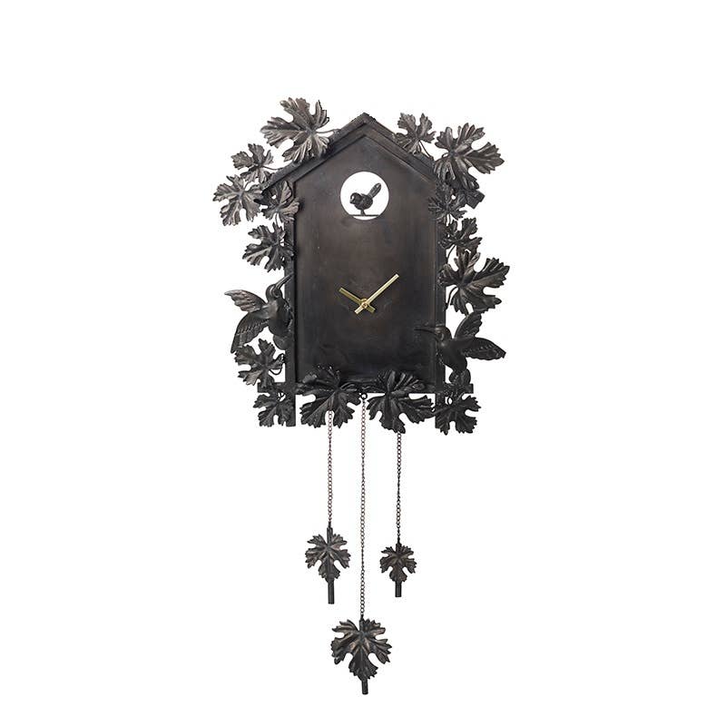 BLACK CUCKOO CLOCK