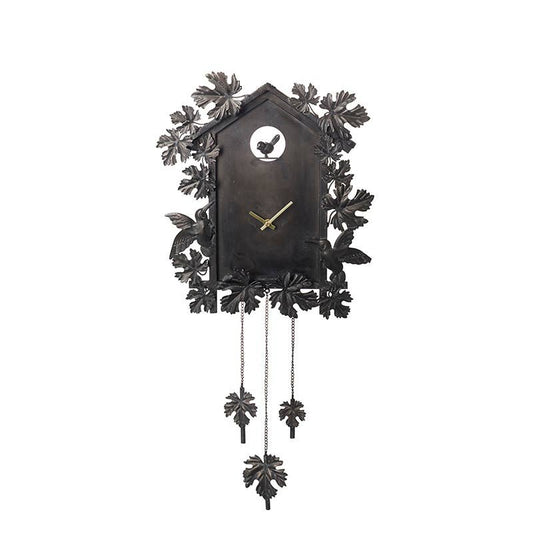 BLACK CUCKOO CLOCK
