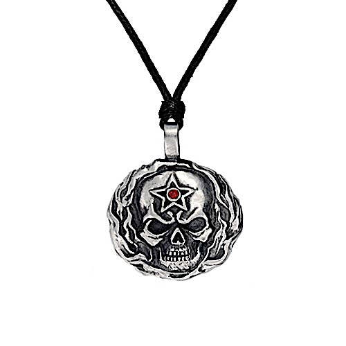 The Hex Justice Pewter Wiccan Amulet Necklace