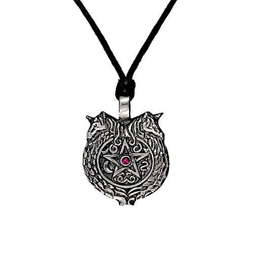 Everlasting Spirit Pewter Pewter Amulet Necklace