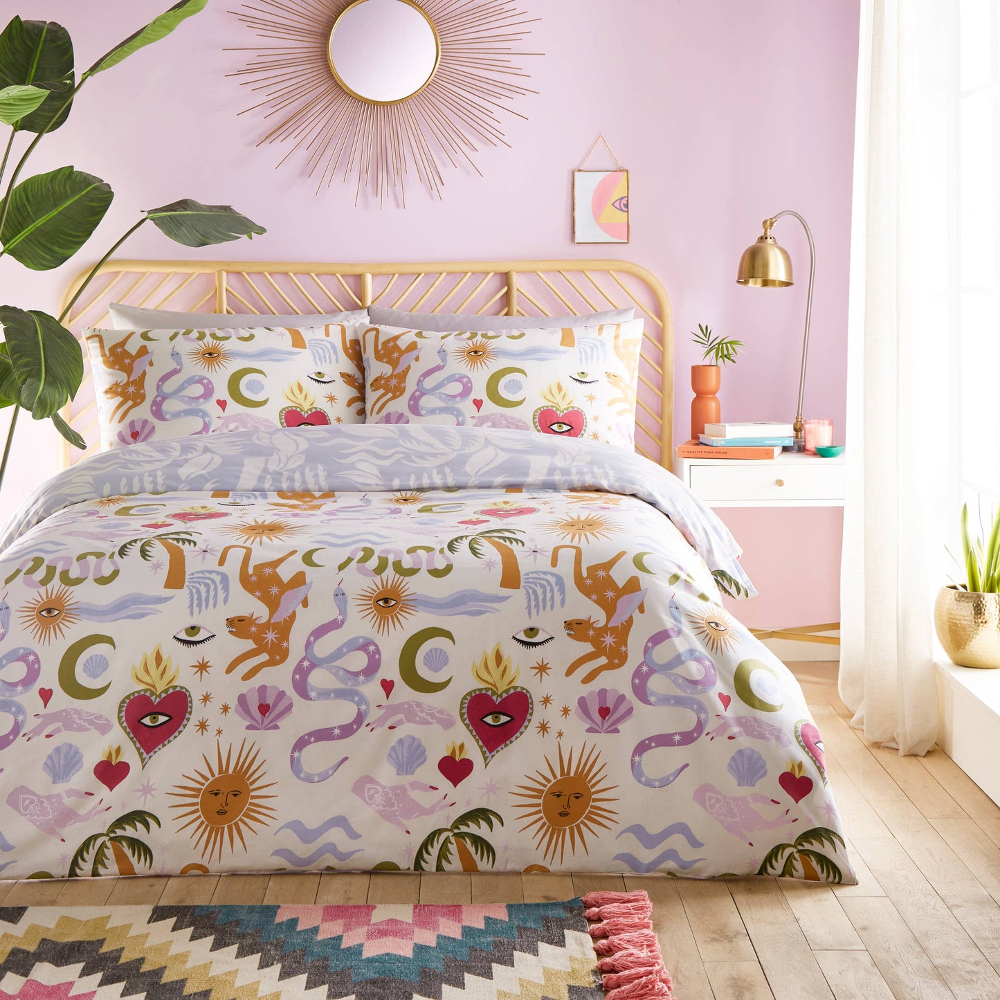 Alchemy Abstract Duvet Cover Set Multicolour