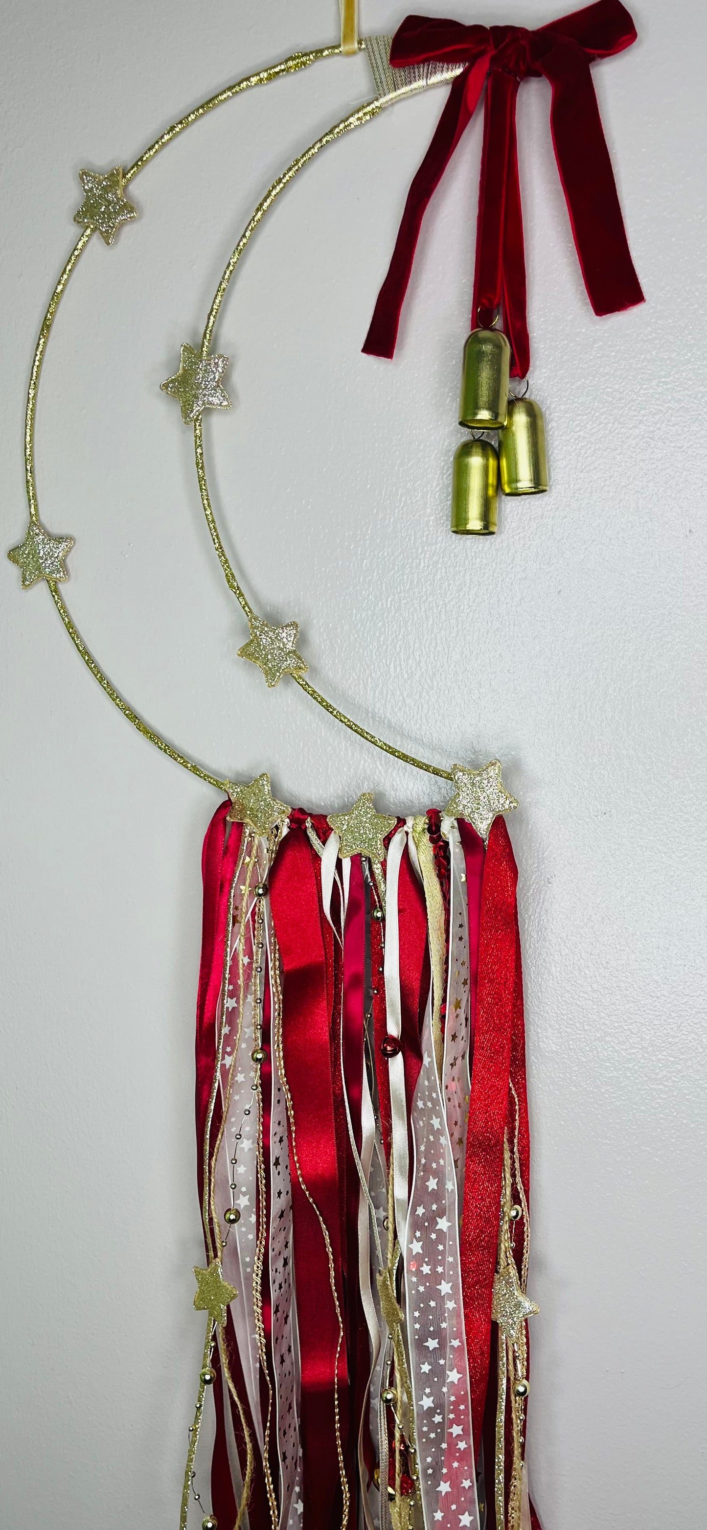 ✨ Golden Crescent Moon Ornament (Yule & Christmas Decoration )✨