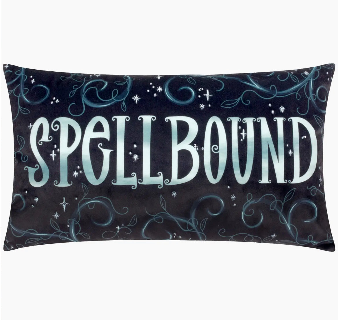Spellbound Velvet Cushion Black