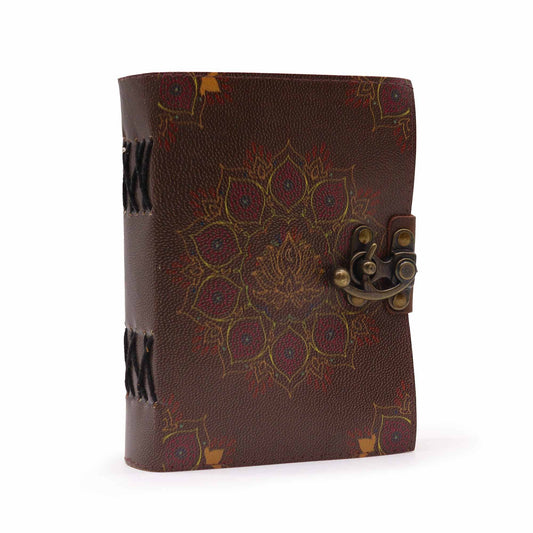 Leather Lotus Mandala (18x13cm)