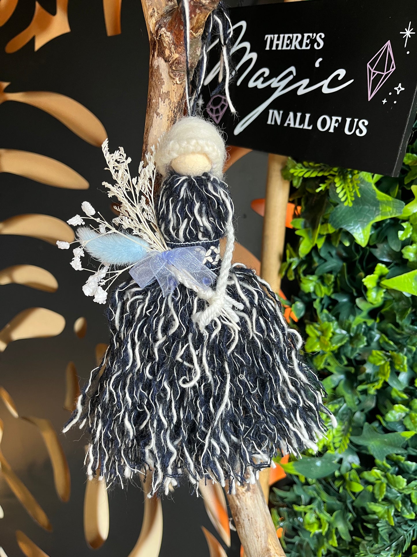 Handmade whimsical dolly