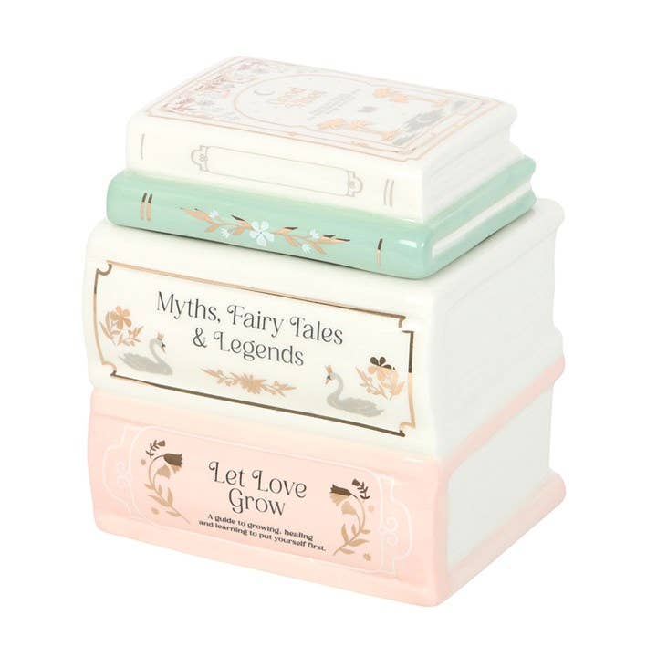 Book Stack Oil Burner and Wax Warmer