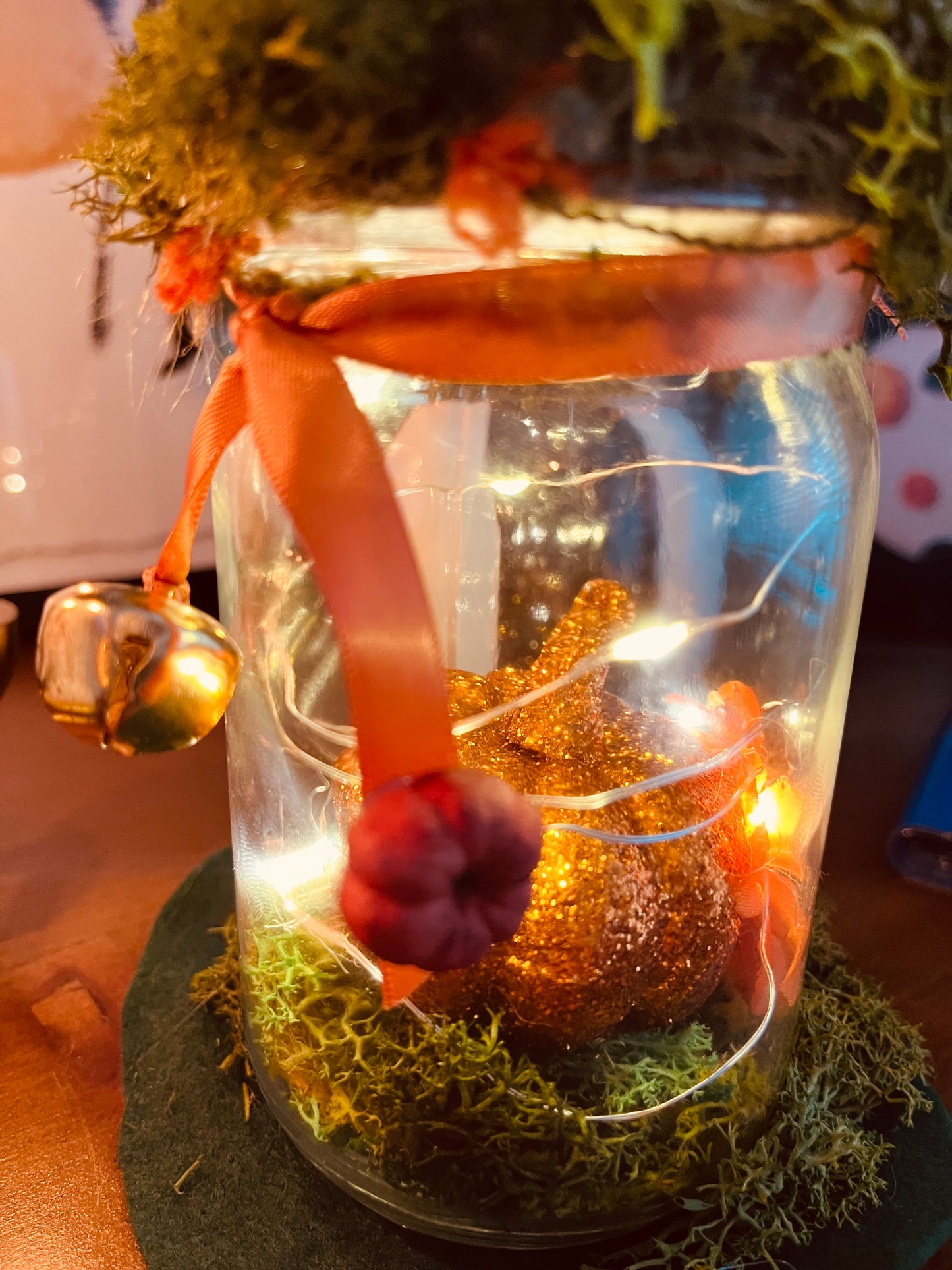 Magical Autumn Pumpkin Jar