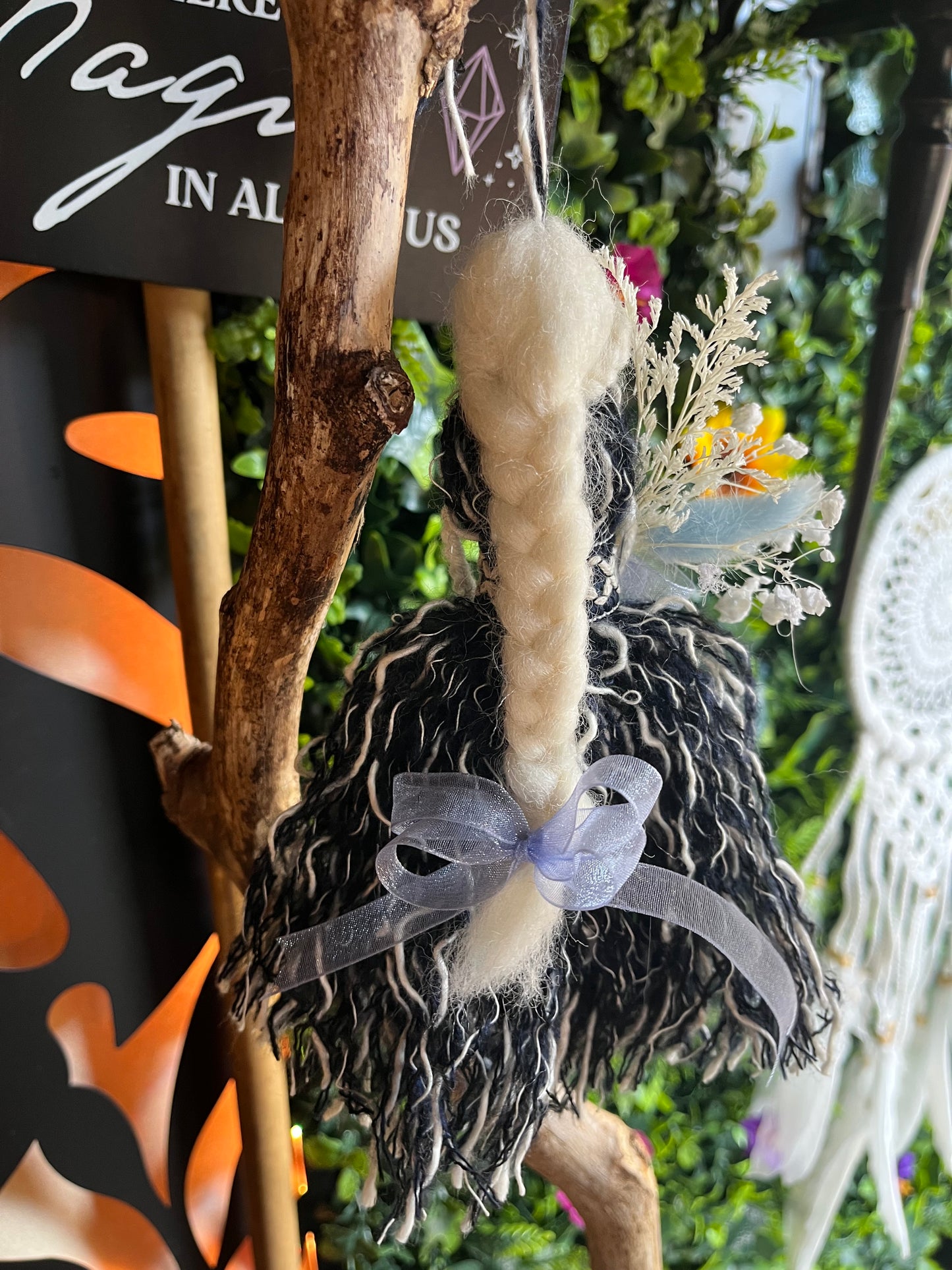 Handmade whimsical dolly