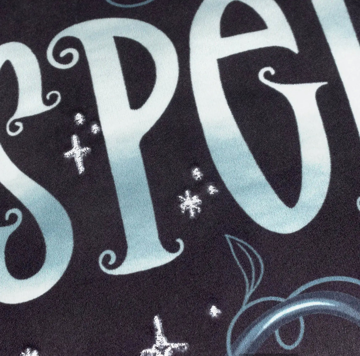 Spellbound Velvet Cushion Black