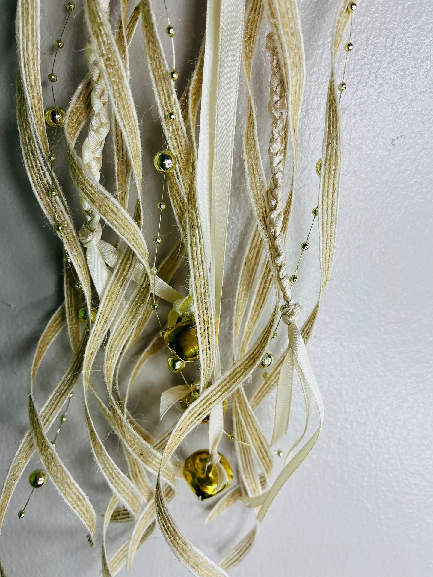 ✨ Gold & Natural Wreath — Elegant Year-Round Décor ✨