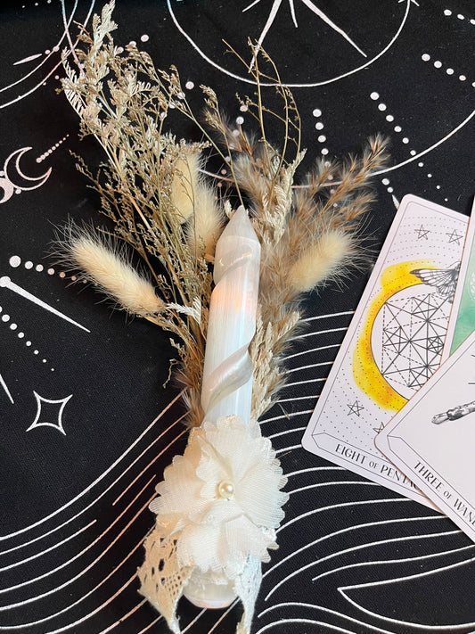 Decorative Selenite Wand