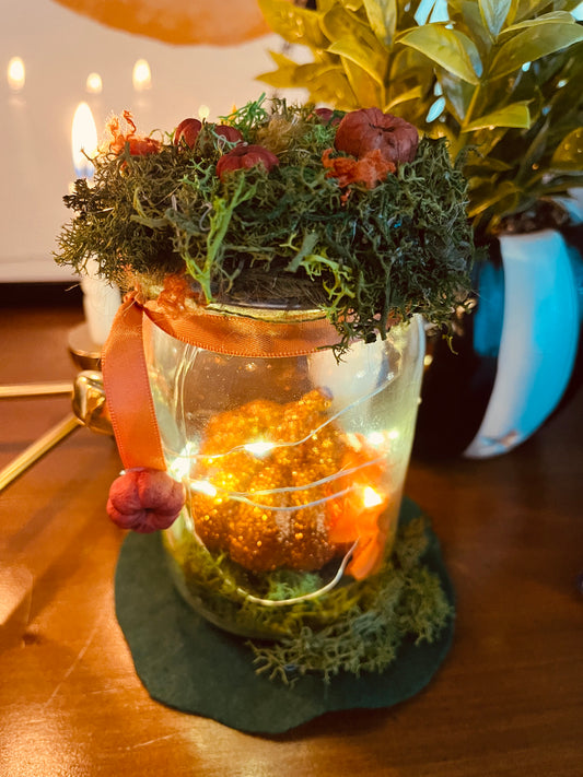 Magical Autumn Pumpkin Jar