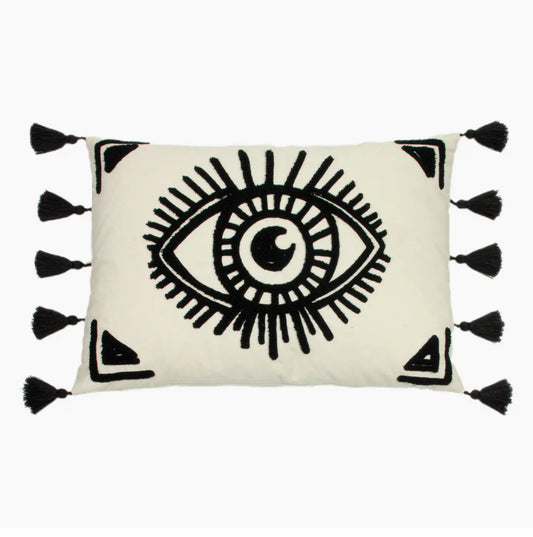 Ashram Eye Cushion Monochrome