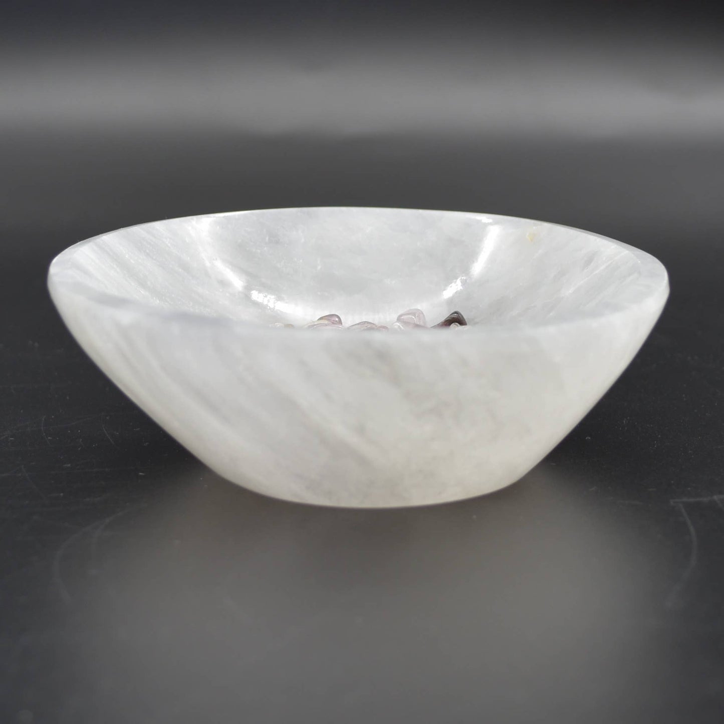 Selenite Round Charging Bowl - 10 cm - 1 Count
