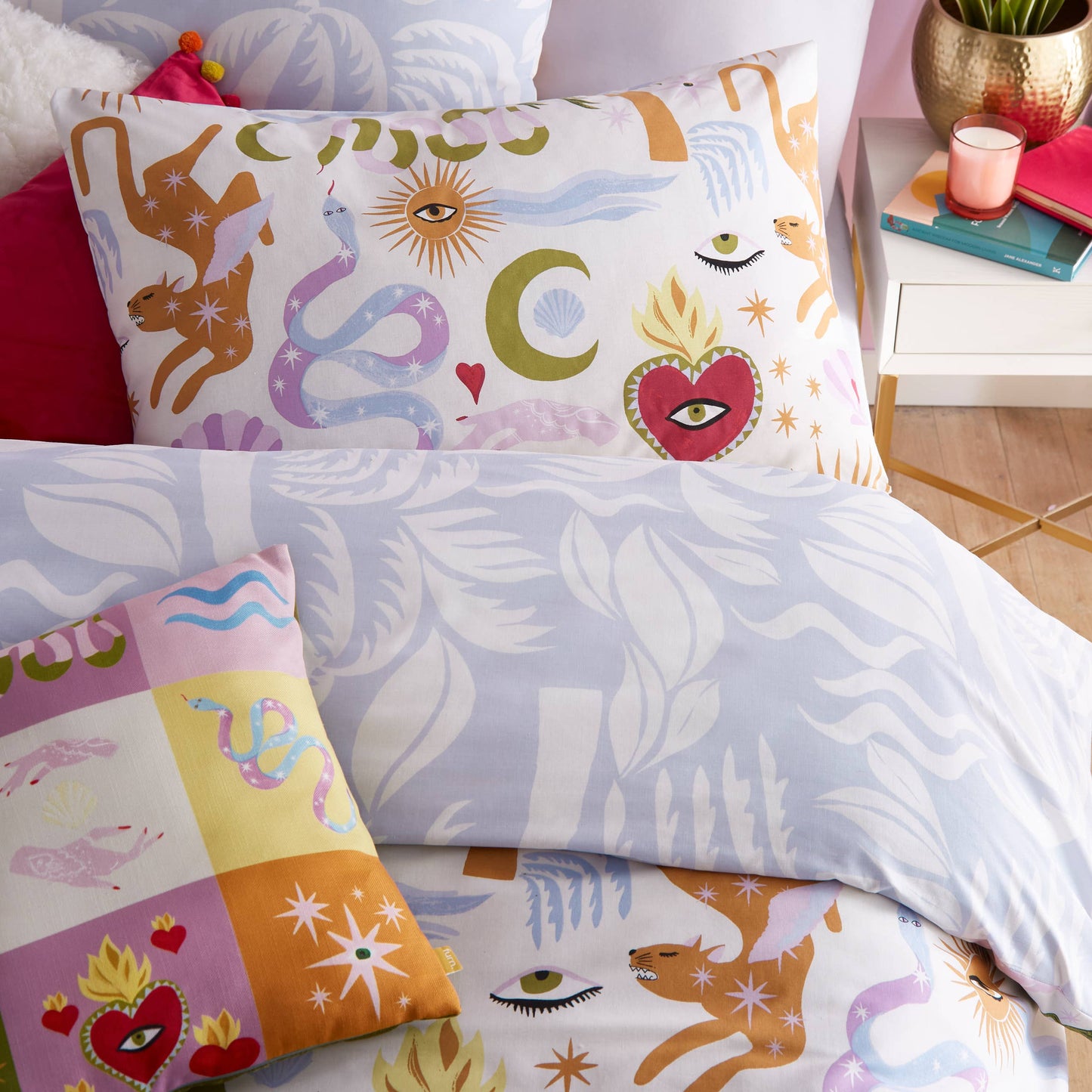 Alchemy Abstract Duvet Cover Set Multicolour